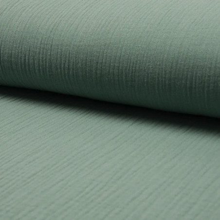 double gauze - Bambino Uni smoke mint (23)