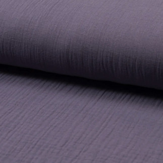 double gauze - Bambino Uni old purple