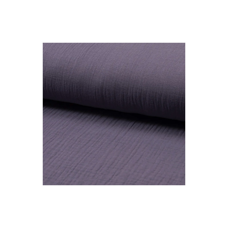 double gauze - Bambino Uni old purple
