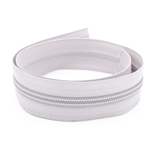 Endless zipper YKK 5mm silver grey 154
