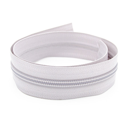Endless zipper YKK 5mm silver grey 154