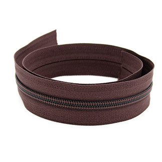 Continuous zipper YKK 5mm rosewood brown 570