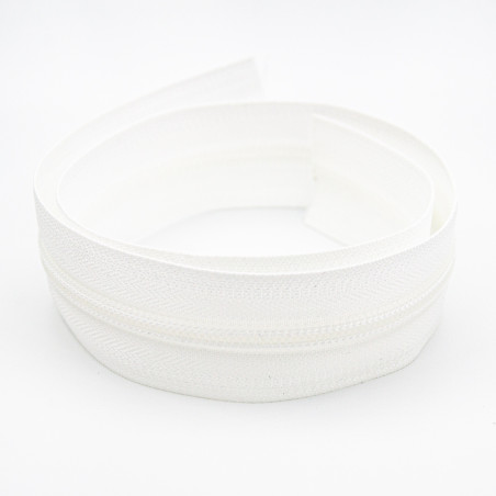 Endless zipper YKK 5mm white 501