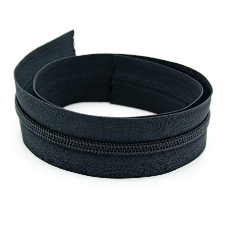 Endless zipper YKK 5mm charcoal 075