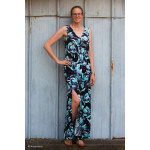 viscose - Distorted Blooms by Thorsten Berger turquoise