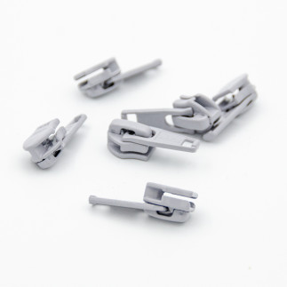 Zipper YKK 5mm silver grey 154