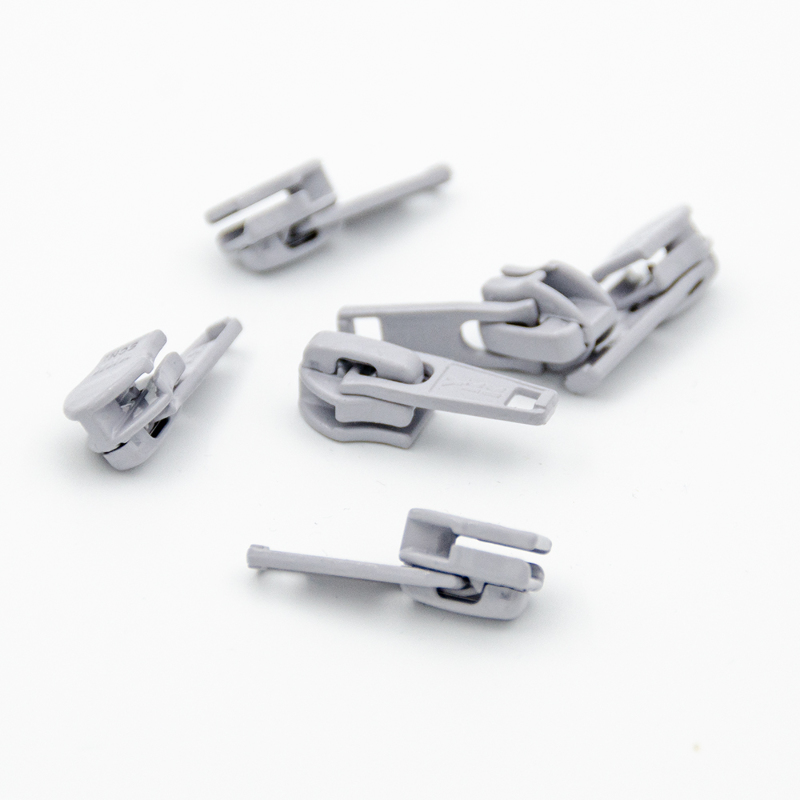 Zipper YKK 5mm silver grey 154