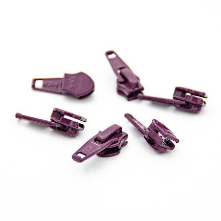 Fermeture éclair YKK 5 mm aubergine 863