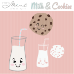 Plotterdatei - Milk & Cookies einzeln -  svg - dxf - cutting file - Silhouette - Cricut