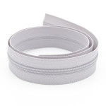 Endless zipper YKK 3mm silver grey 154