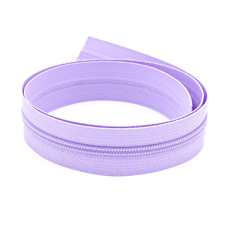 Fermeture éclair sans fin YKK 3 mm lilas pastel 553