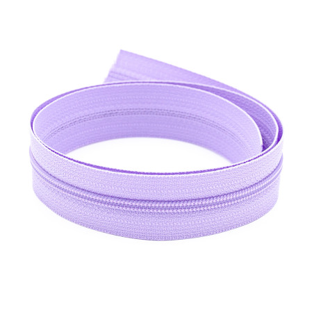 Endless zipper YKK 3mm pastel lilac 553