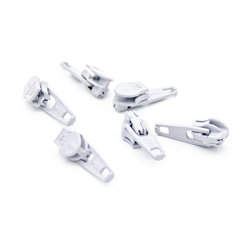 Zipper YKK 3mm silver grey 154