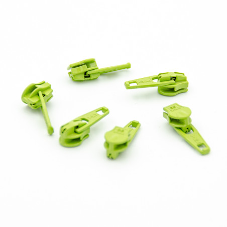YKK Zipper 3mm grass green 874