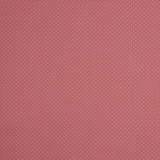 Cotton - dots raspberry / white (031)