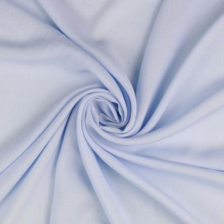 viscose - woven fabric plain pastel blue (h3029)