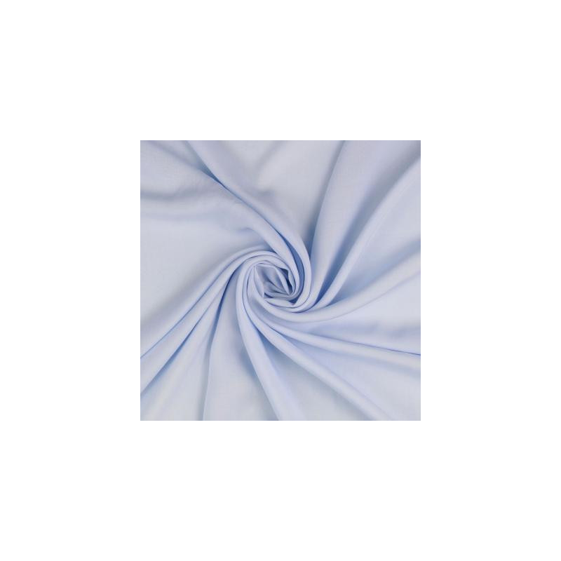 viscose - woven fabric plain pastel blue (h3029)