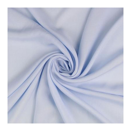 viscose - woven fabric plain pastel blue (h3029)