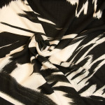 viscose - Hilco woven fabric Hazel black / ecru
