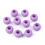 Big hole pearls 10 x 12 mm - light purple 1 Pcs