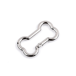 Snap hook Bone silver