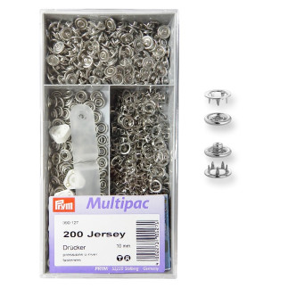 Lot de boutons-pression en jersey sans couture Prym