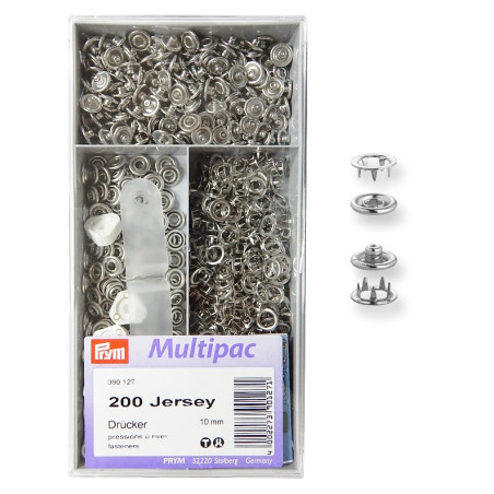 Prym non-sew jersey snap fasteners multipack