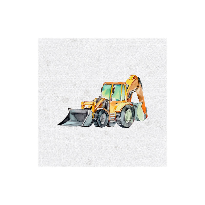 French Terry - Bagger hellgrau 40 x 50 cm