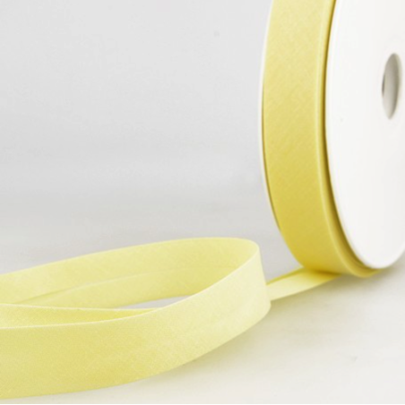Schrägband 20mm - pastellgelb (st280)