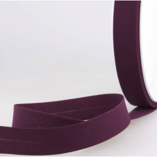 Schrägband 20mm -  pflaume (st89)
