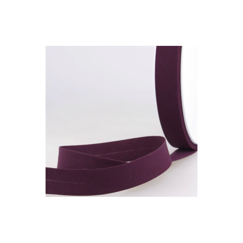 Schrägband 20mm -  pflaume (st89)