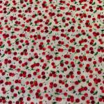 Cotton - Mini Cherries off-white