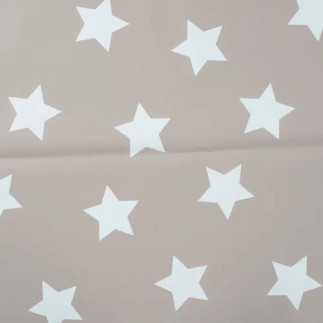 Raincoat fabric - stars sand