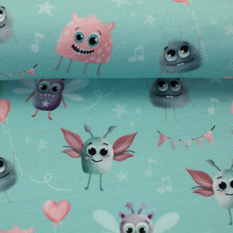 jersey - Monsta menthe par Mrs Mint Design