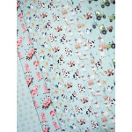 Leftover - Jersey - Landkind - Rainbow mint by Mrs Mint 60cm