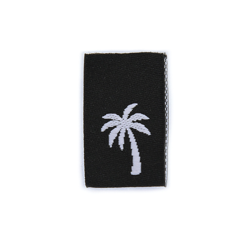 Woven Label - Palm Black