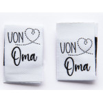 Woven Label - von Oma blanc