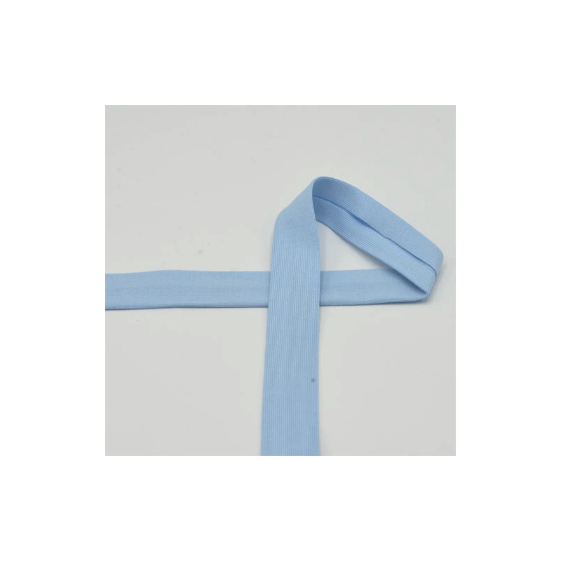 Jersey edging tape - light blue (qt 910)