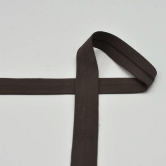 Ruban de bordure jersey - marron foncé (580 pièces)