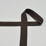 Jersey edging tape - dark brown (qt 580)