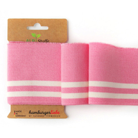 Cuff me Bold - rose/blanc
