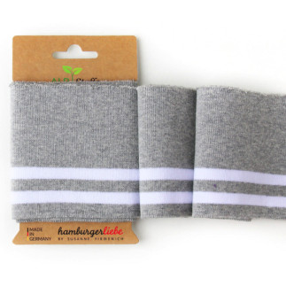 Cuff me Bold - gris/blanc