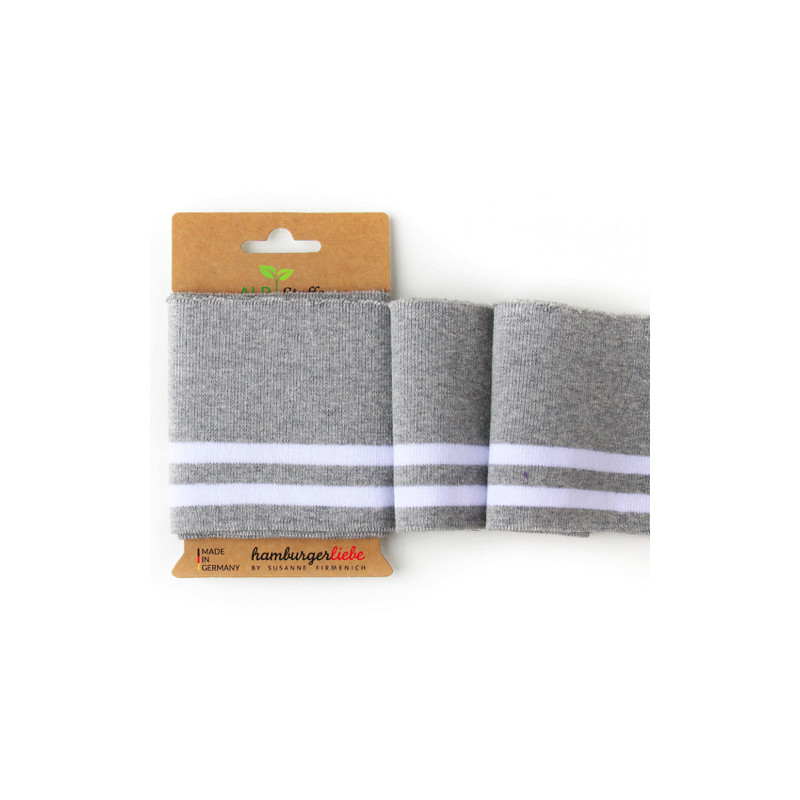 Cuff me Bold - gris/blanc