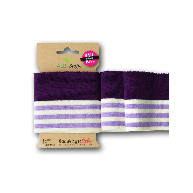 Cuff me College - violet/blanc/lilas