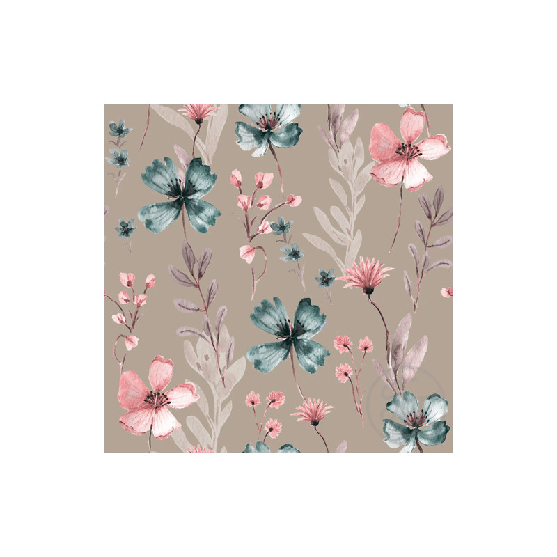 performance jersey - Swimsuit Flower Dream taupe
