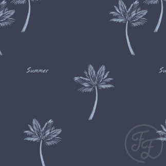 performance jersey - swimsuit palm denim