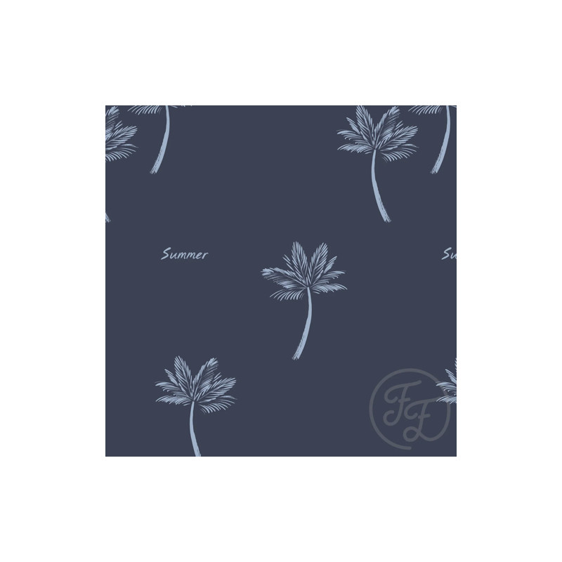 Jersey technique - Maillot de bain Palm denim