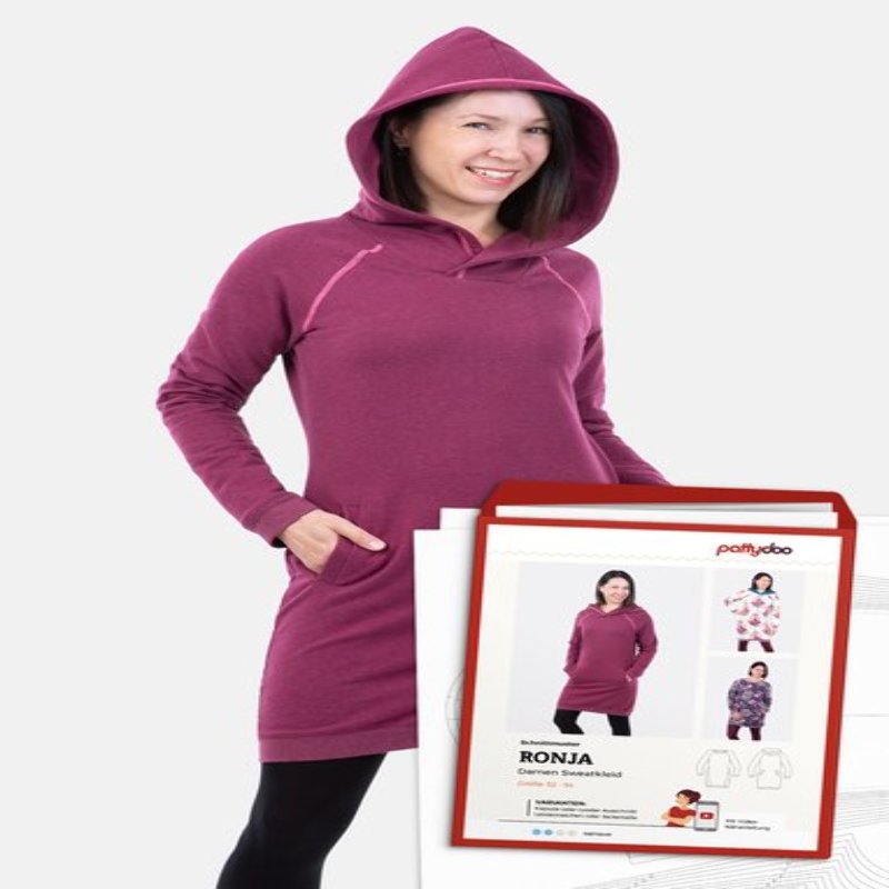 Pattydoo - Kapuzensweatkleid Ronja