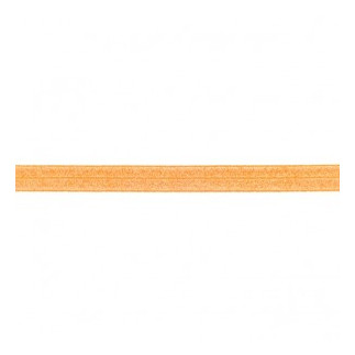 Elastic edging ribbon glitter orange