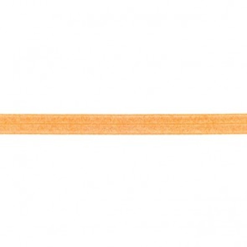 Elastic edging ribbon glitter orange